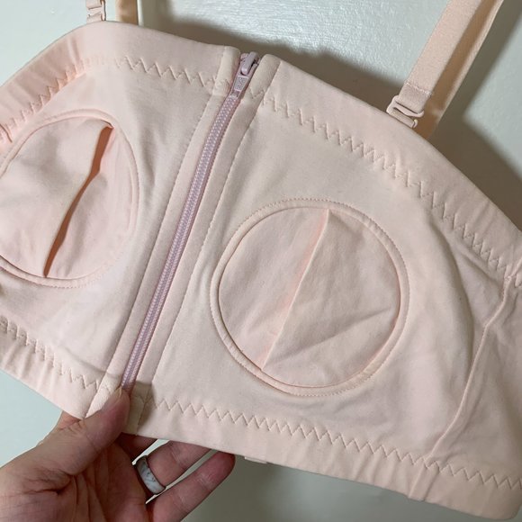 Lansinoh simple wishes hands free pumping bra nude XS-L - Picture 2 of 5
